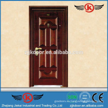 JK-S9227 fabricantes de puertas de acero / paneles de puertas de vidrio de hierro forjado / puerta de garaje de acero